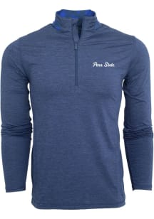 Greyson Penn State Nittany Lions Mens Navy Blue Guide Sport Long Sleeve Qtr Zip Pullover