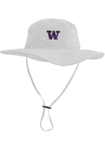 LogoFit Washington Huskies White Boonie Mens Bucket Hat