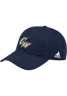 Adidas George Washington Revolutionaries Washed Slouch Adjustable Hat - Navy Blue