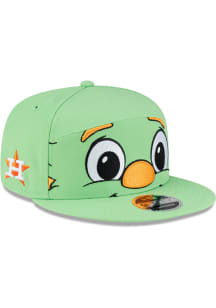 New Era Houston Astros Navy Blue Mascot Split Panel 9FIFTY Mens Snapback Hat