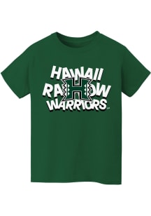 Vive La Fete Hawaii Warriors Youth Green Ian Short Sleeve T-Shirt