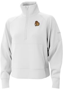 Columbia Oregon State Beavers Womens White Vault Heat Seal Wickham Hills Qtr Zip Pullover
