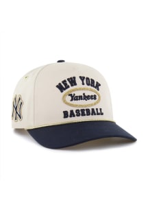 47 New York Yankees White 2026 MLB Vintage Glitter Hitch Womens Adjustable Hat