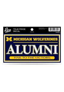 Michigan Wolverines True Pride Alumni Auto Decal - Yellow