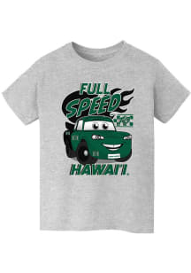 Vive La Fete Hawaii Warriors Youth Grey Full Speed Short Sleeve T-Shirt
