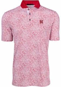 Greyson Nebraska Cornhuskers Mens Red Den of Thieves Short Sleeve Fashion Polo