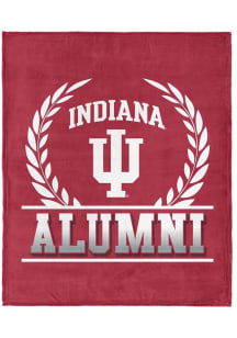 Indiana Hoosiers Alumni Silk Touch Fleece Blanket - Crimson