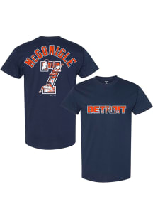 Kevin McGonigle Detroit Tigers Navy Blue City Icon Short Sleeve Fashion Player T Shirt