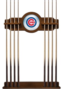 Chicago Cubs Solid Wood Cue Rack Pool Table Accessories