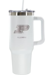 The Memory Company Purdue Boilermakers Alumni 40oz Stainless Steel Tumbler - White
