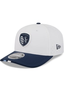 New Era Sporting Kansas City 2026 MLS Kick Off 2T 9SEVENTY Stretch Snap Adjustable Hat - White