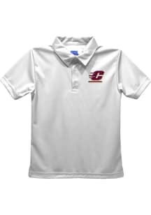Vive La Fete Central Michigan Chippewas Toddler White Team Short Sleeve Polo Shirt