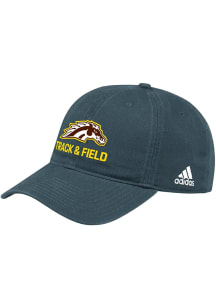 Adidas Western Michigan Broncos Track & Field Washed Slouch Adjustable Hat - Black