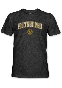 Pittsburgh Riverhounds SC Charcoal Tonal Vintage Short Sleeve Fashion T Shirt
