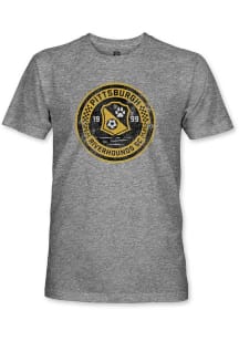 Pittsburgh Riverhounds SC Grey Vintage Short Sleeve Fashion T Shirt