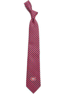 Montreal Canadiens Gingham Mens Tie