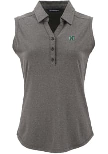 Cutter and Buck Hawaii Warriors Womens Black Forge Eco Polo Shirt