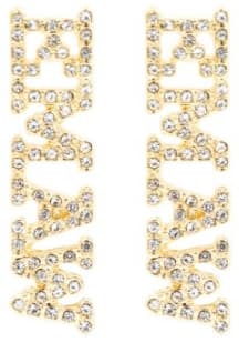 K-State Wildcats Pave Rhinestone Stud Womens Earrings