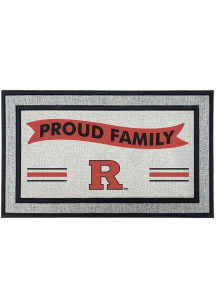 Rutgers Scarlet Knights Proud Family 18x30 Door Mat