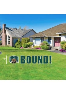 Ohio Bobcats Large Bound Yard Sign - Green