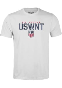 Levelwear USWNT Youth White Richmond Jr Carve Short Sleeve T-Shirt
