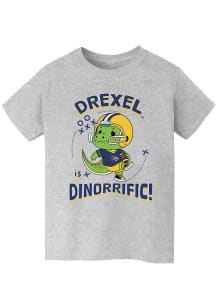 Vive La Fete Drexel Dragons Youth Grey Dino-Riffic Short Sleeve T-Shirt