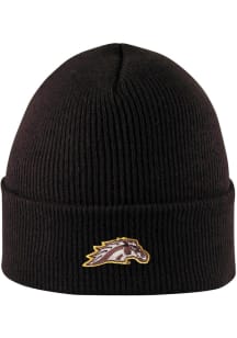 LogoFit Western Michigan Broncos Brown Northpole Cuffed Mens Knit Hat