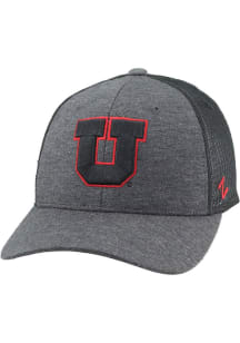 Zephyr Utah Utes Night Hike Adjustable Hat - Charcoal