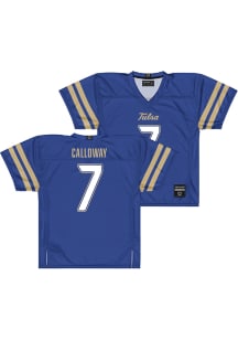 Jimmy Calloway  Campus Ink Tulsa Golden Hurricane Blue NIL Football Jersey
