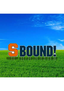 Syracuse Orange Large Bound Yard Sign - Navy Blue