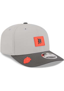 New Era Detroit Tigers RH Exclusive 2026 Clubhouse 9SEVENTY Stretch Snap Adjustable Hat - Grey