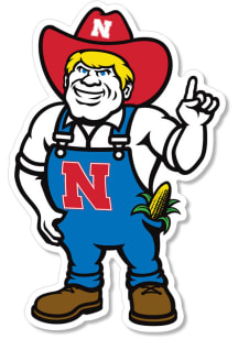 Nebraska Cornhuskers 6 Inch Herbie Auto Decal - Red