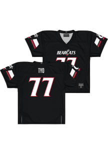 Taran Tyo  Campus Ink Cincinnati Bearcats Black NIL Football Jersey