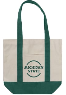 Michigan State Spartans White Mini Canvas Tote