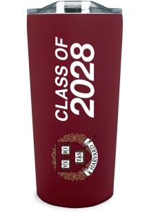Harvard Crimson 18oz Class of 2028 Soft Touch Stainless Steel Tumbler - Maroon