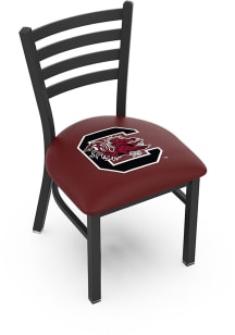 South Carolina Gamecocks Stationary Black Wrinkle Finish Pub Stool - Black