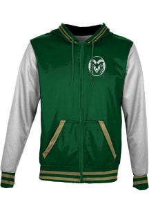 ProSphere Colorado State Rams Youth Green Letterman Light Weight Jacket