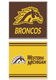 Western Michigan Broncos 2pk 2x3 Rectangle Magnet