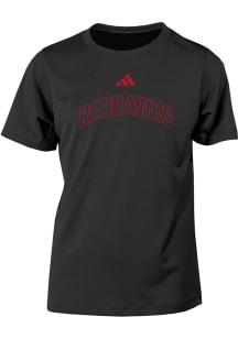 Adidas Miami RedHawks Youth Black Heat Seal Classic Short Sleeve T-Shirt