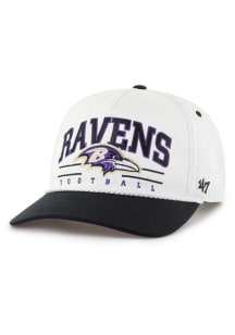 47 Baltimore Ravens 2T Roscoe Hitch Adjustable Hat - White