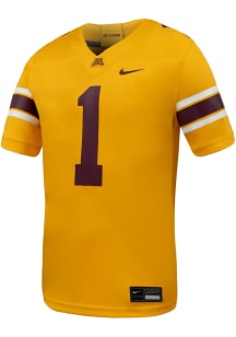 Nike Minnesota Golden Gophers Gold Primary Logo Football Jersey