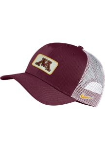 Nike Minnesota Golden Gophers Nike Meshback trucker Adjustable Hat -