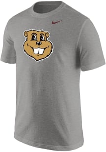 Nike Minnesota Golden Gophers Grey Primary Logo Short Sleeve T Shirt