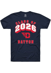 Summit Sportswear Dayton Flyers Navy Blue Class of 2026 Short Sleeve T Shirt