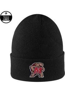 LogoFit Maryland Terrapins Black Southpole Mens Knit Hat