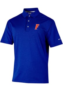 Columbia Florida Gators Mens Blue Sand Tee Short Sleeve Polo
