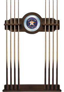 Houston Astros Solid Wood Cue Rack Pool Table