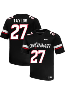 Markell Taylor  Nike Cincinnati Bearcats Black NIL Name And Number Football Jersey