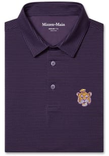 Mizzen+Main LSU Tigers Mens Purple Copa Short Sleeve Fashion Polo