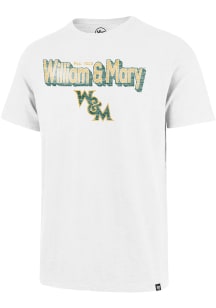 47 William & Mary Tribe White Reunion Scrum Tee Short Sleeve Fashion T Shirt